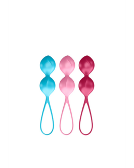 V Balls – Kegel Balls – 3 Stuks – Turquoise/Rood/Roze