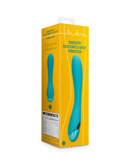 Glad Siliconen G-Spot Vibrator – Teal Blauw