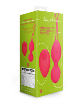 Vibrerend Ei met Afstandsbediening – Aardbei Rood
