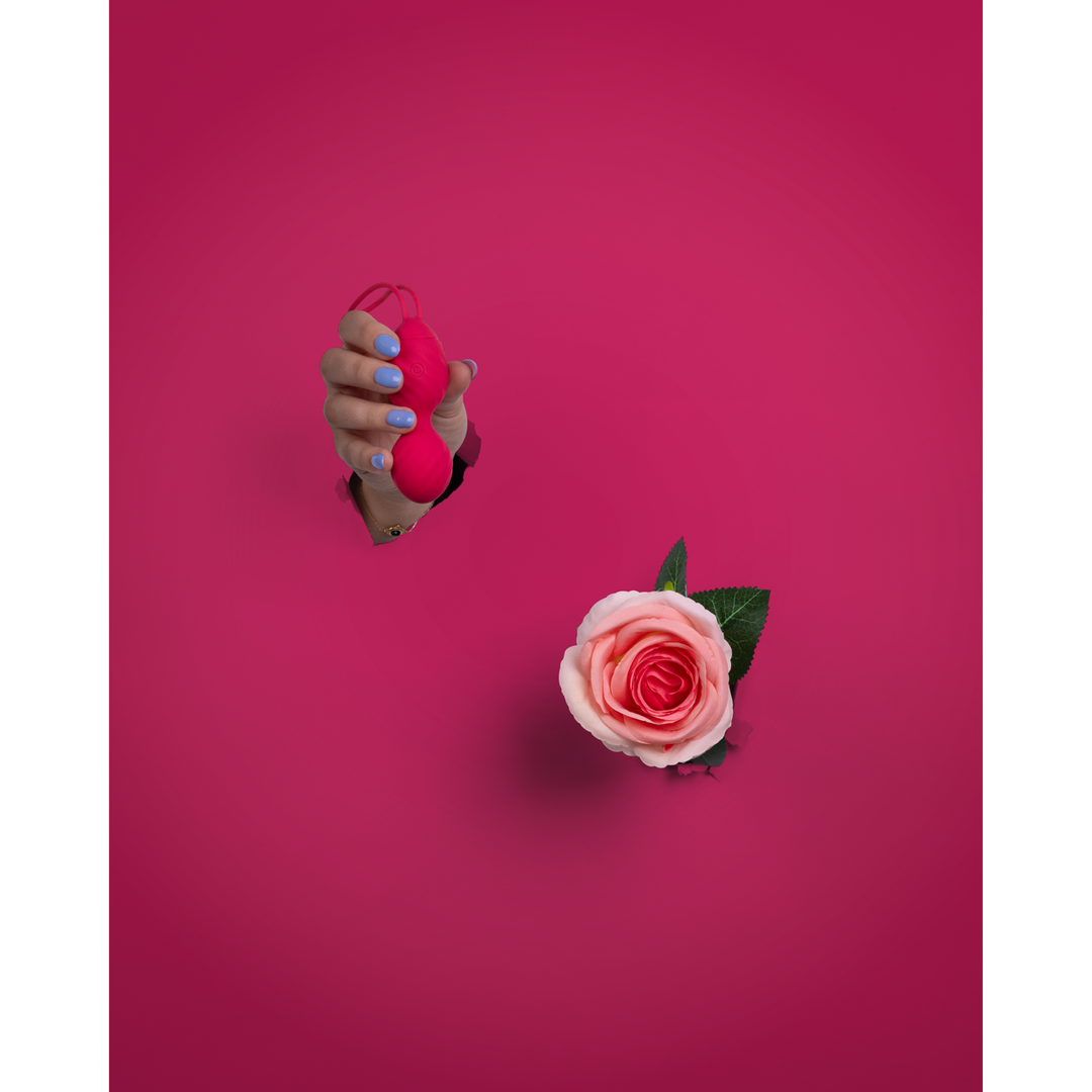 Vibrerend Ei met Afstandsbediening - Aardbei Rood - Afbeelding 7