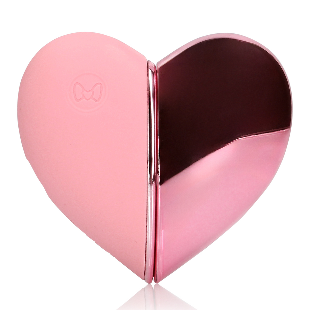 Tapping Heart Vibrator - Roze Arabesque - Afbeelding 7