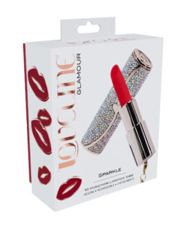 Sparkle – Lipstick Vibrator with 4 Attachments – Iridescent