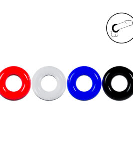Cockring Set van 4 – Multicolor