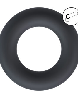 Vloeibare Silicoenen Cockring – L – Zwart