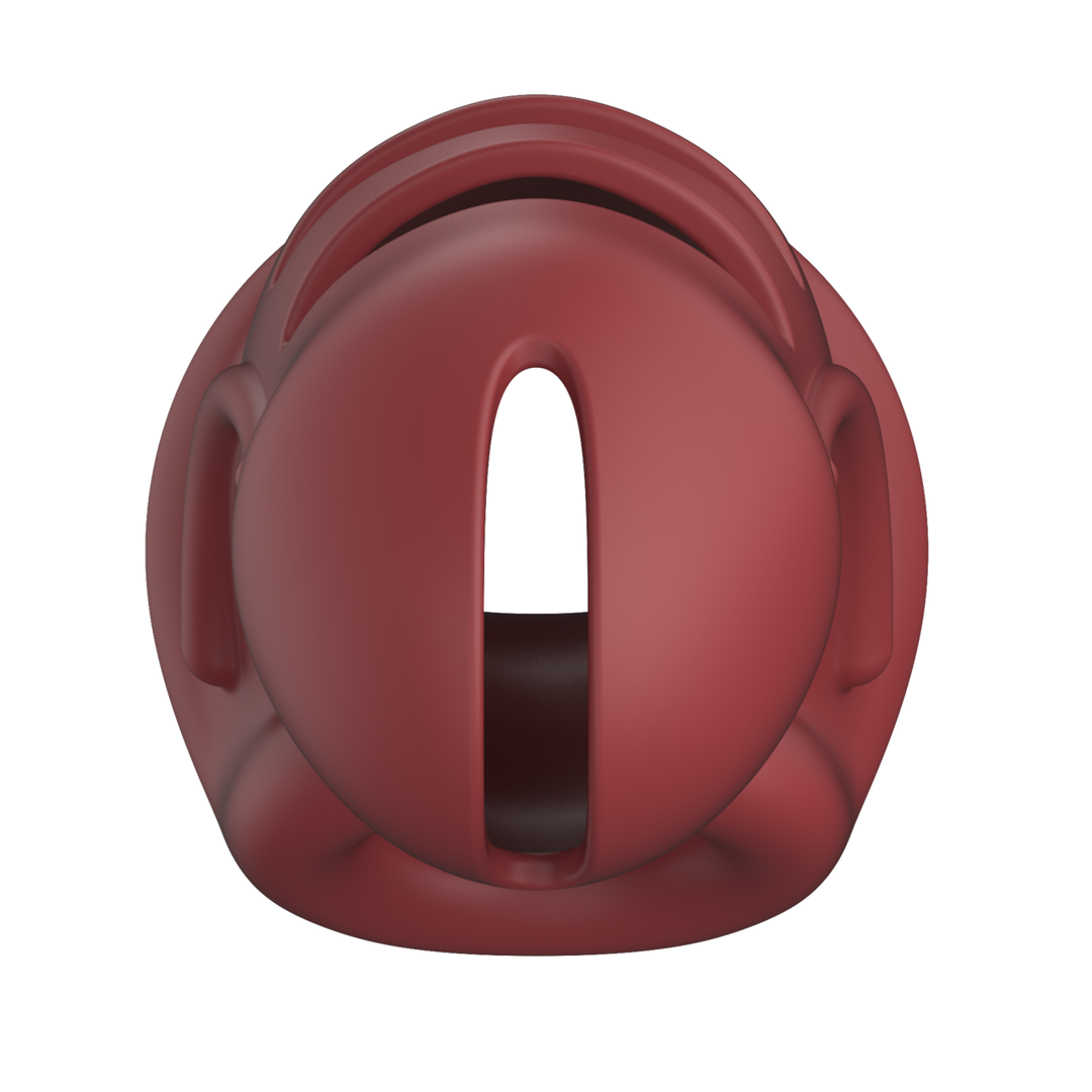 Model 28 - Ultra Soft Silicone Chastity Cage - Rood - Afbeelding 5