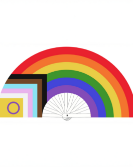 LGBTQIA – Ventilator – 64 cm – Regenboog