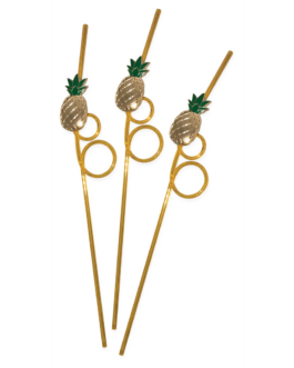 Tropische Drinkriet – Ananas