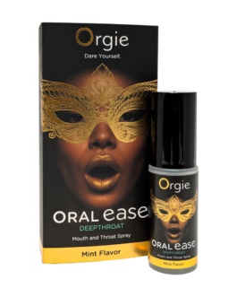 Oral Ease Deepthroat – Mond- en Keelspray – Munt Smaak – 0,5 fl oz / 15 ml