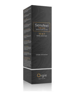 Sensfeel – Haar- en Bodylotion met Pheromonen voor Mannen – 3.38 fl oz / 100 ml