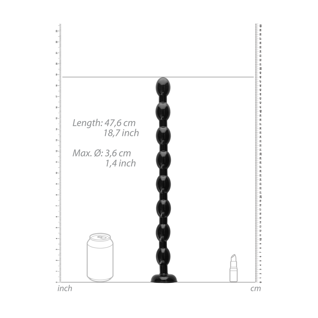 Ass Snake Beaded Dildo - 19 / 48 cm - Afbeelding 3