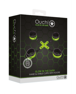 Hand- en enkelboeien met hogtie – Glow in the Dark