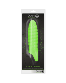 Swirl Dikke Rekbare Penis Sheath – Glow in the Dark