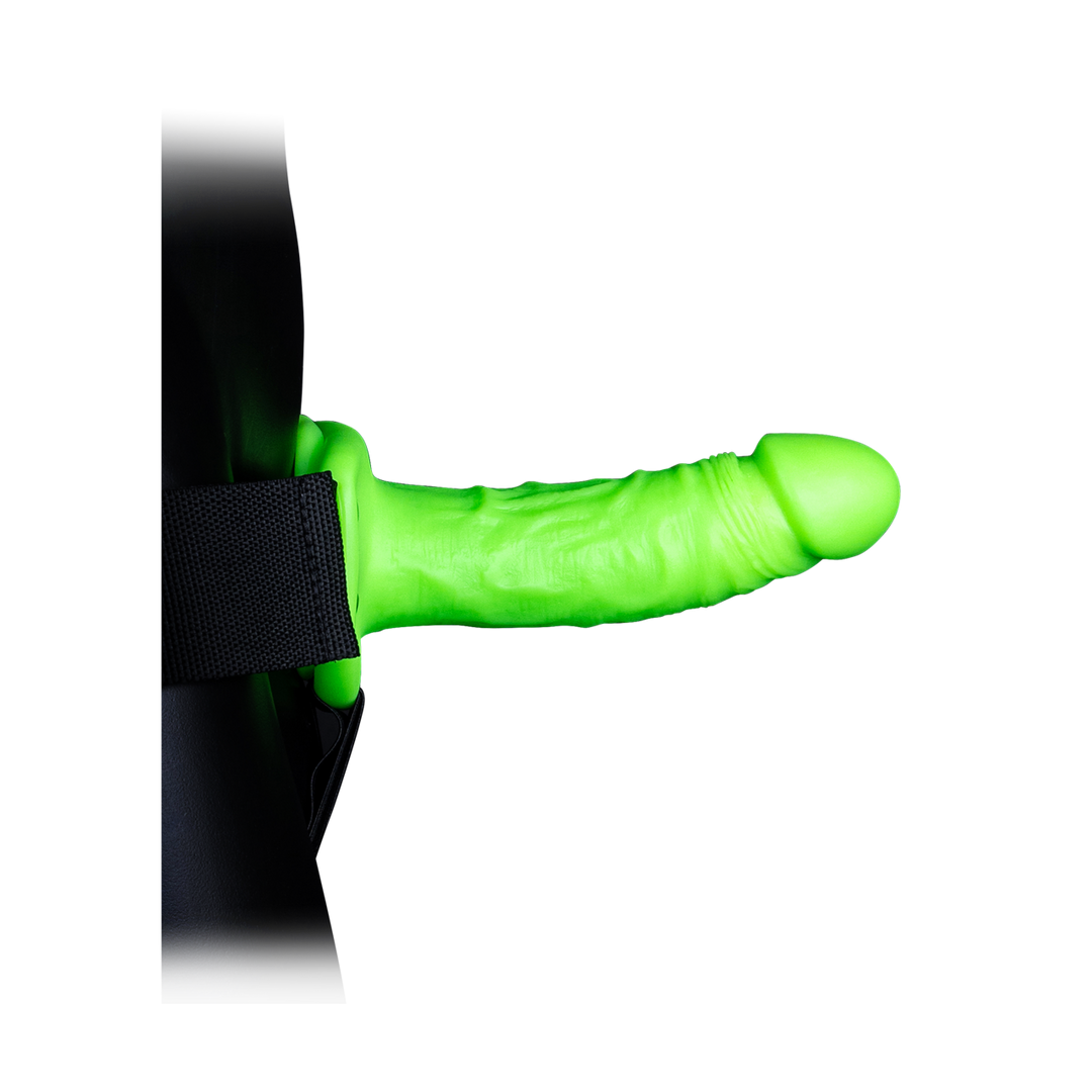 Realistische Strap-On Harnas - Glow in the Dark - 7 / 18 cm - Afbeelding 4