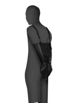 Ritssluiting Volledige Mouw Armbeperking – Zwart