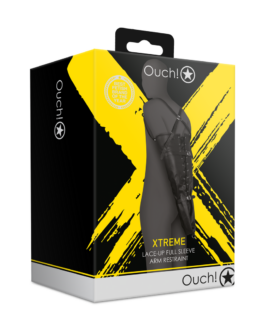 Vetersluiting Volledige Mouw Armbeperking – Zwart