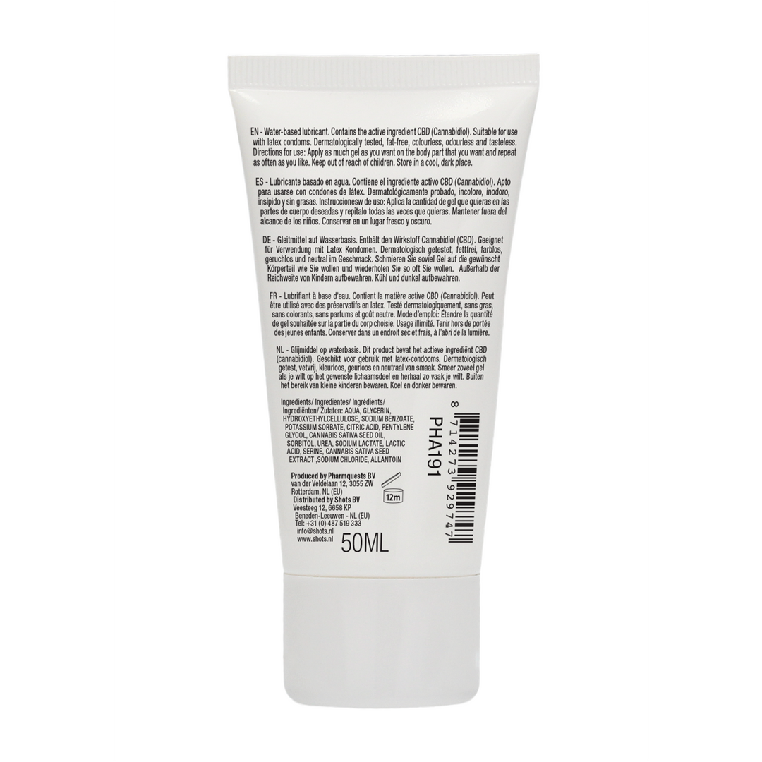 Natuurlijk CBD - Waterbasis Glijmiddel - 2 fl oz / 50 ml - Afbeelding 3
