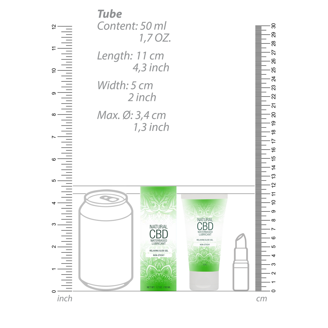 Natuurlijk CBD - Waterbasis Glijmiddel - 2 fl oz / 50 ml - Afbeelding 7
