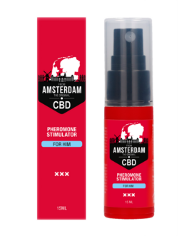 Original CBD Amsterdam Pheromone Stimulator voor Hem – 0,5 fl oz / 15 ml
