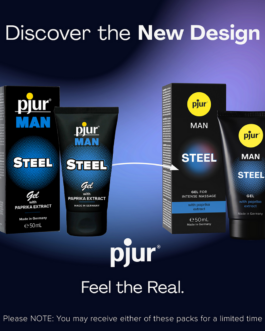 MAN Steel – Gel for Intense Massage – 1.7 fl oz / 50 ml