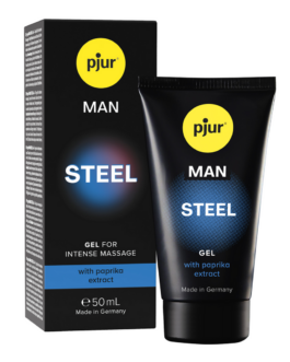 MAN Steel – Gel for Intense Massage – 1.7 fl oz / 50 ml