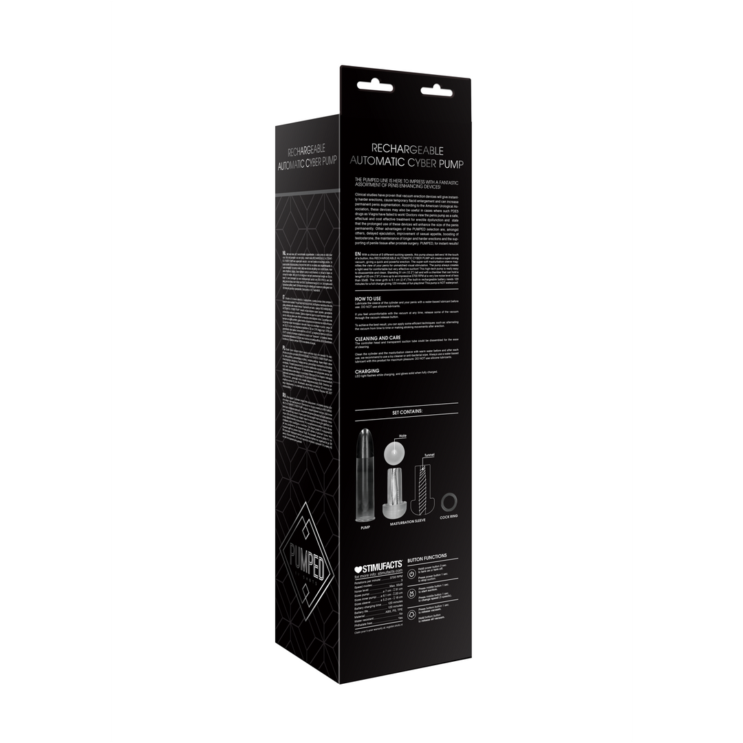 Oplaadbare Automatische Cyber Pomp met Sleeve - Afbeelding 3
