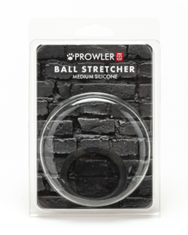Silicone Ball Stretcher – Medium – Zwart