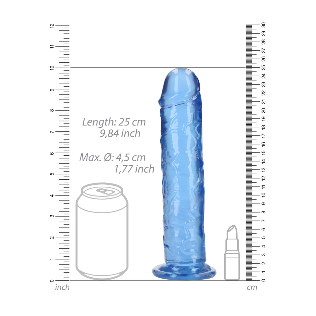 Rechtdoor Realistische Dildo met Zuignap - 9'' / 23 - Afbeelding 6