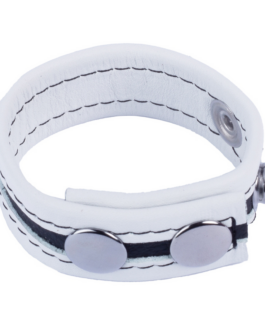 Tippy – Leren Cockring – Wit