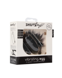 Vibrerende Ei met 10 Snelheden – Zwart