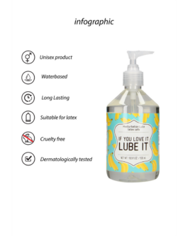 Als je ervan houdt. Smeer het – Masturbatielubricant – 17 fl oz / 500 ml