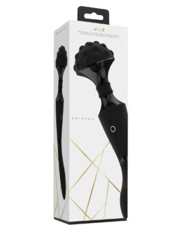 Shiatsu – Buigbare Massager Wand – Zwart