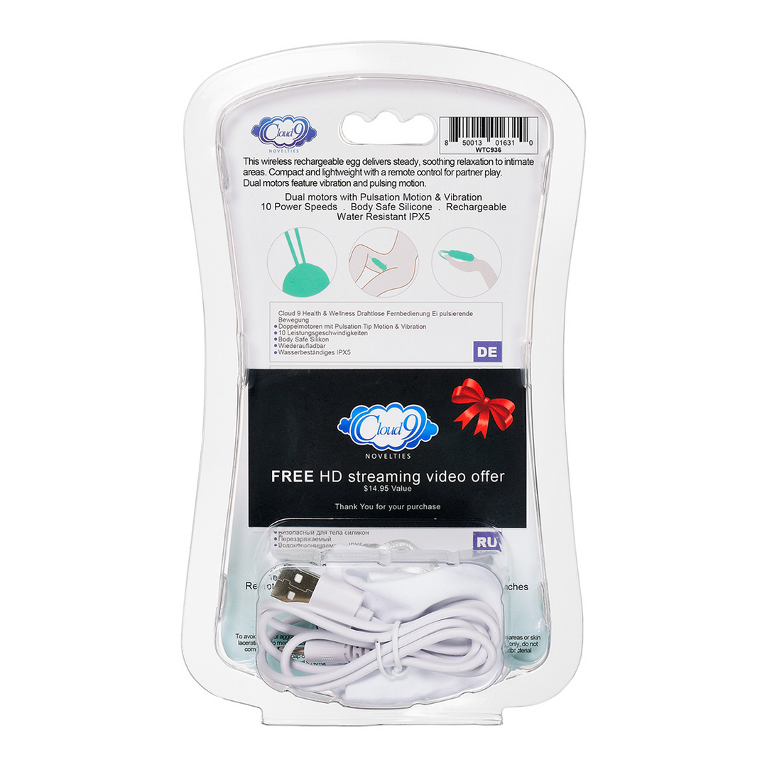 Draadloze afstandsbediening eieren + pulserende beweging - Afbeelding 3