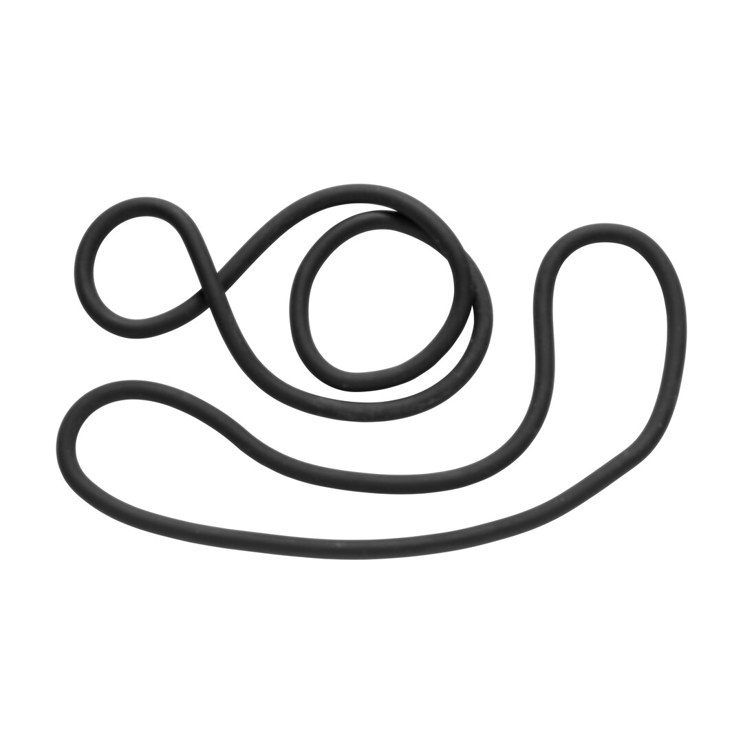 Silicone Slim Wrap Ring - Cockring / Ball Strap - 18 / 45 cm - Afbeelding 5