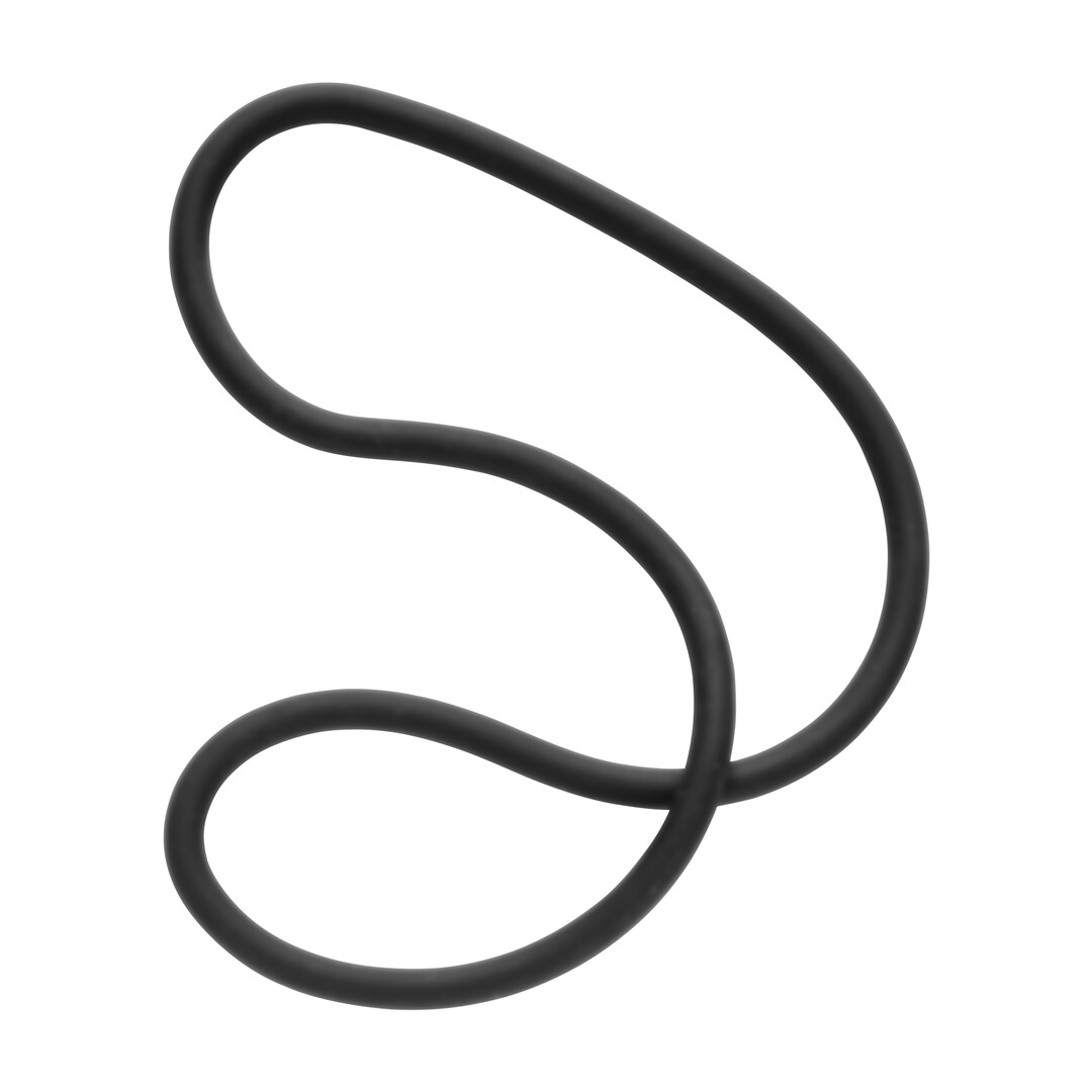 Silicone Slim Wrap Ring - Cockring / Ball Strap - 18 / 45 cm - Afbeelding 6